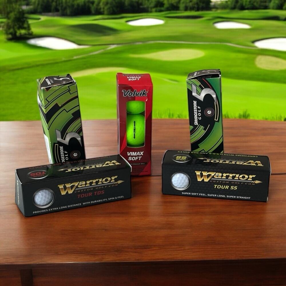 Golf Ball Balls Sleeves Mix Bundle lot Golfing Bridgestone Warrior‎ Volvik